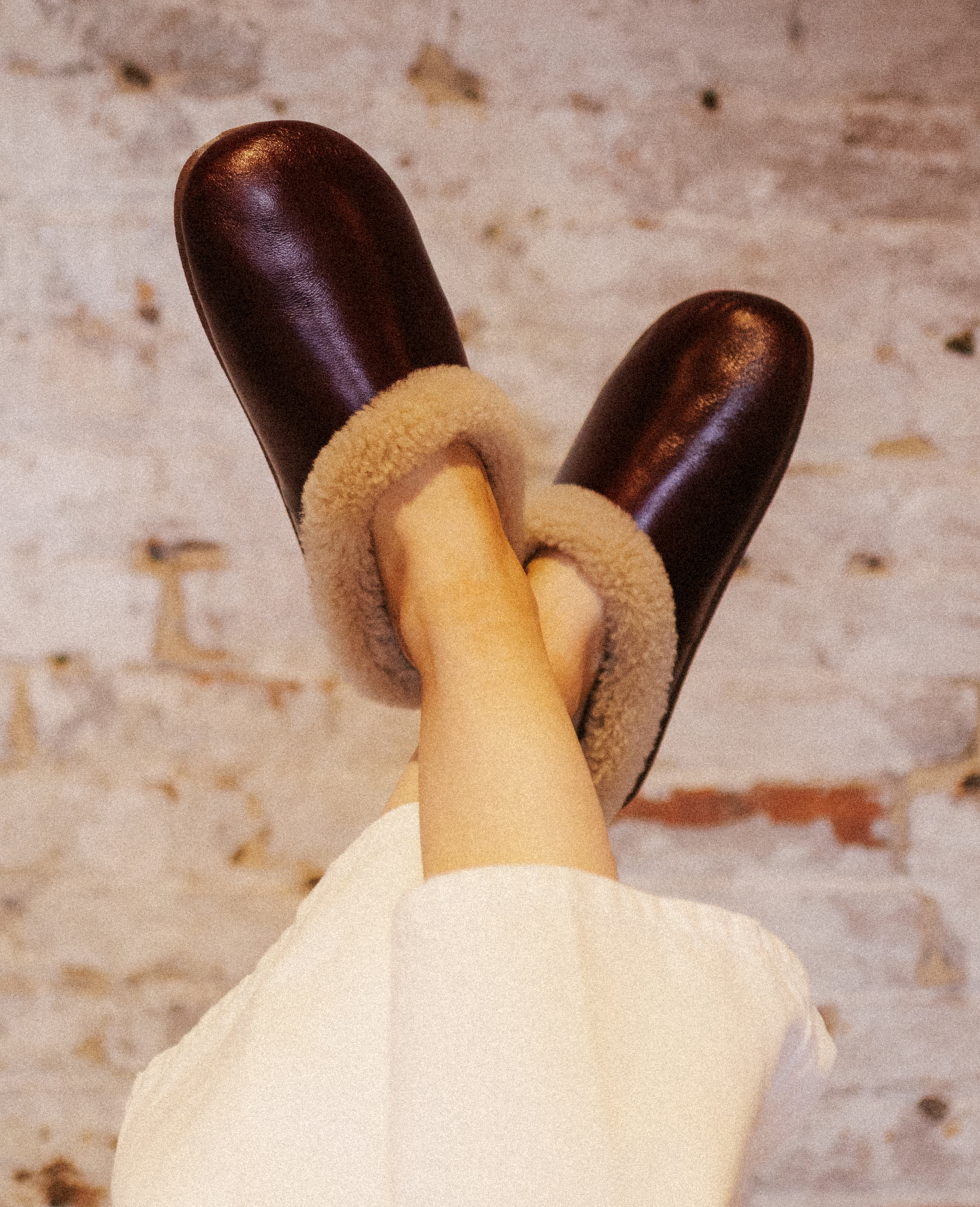 Muti Slide - Burgundy/Beige